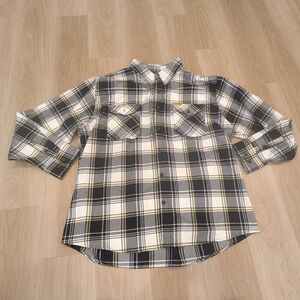 Dixxon Empire Cat Black Flannel Long Sleeve Button Up Size 3XL Rare